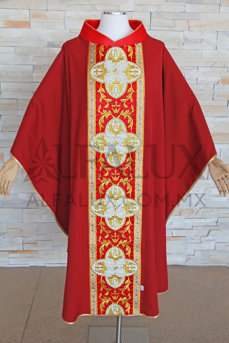 19 ORBIS ORO Alfalux Casulla Central Rojo RojoQuem 200 (1)